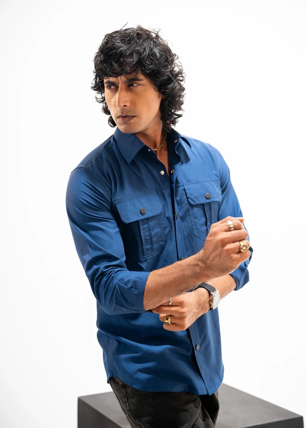 Dark Midnight Blue shirt thumbnail 1