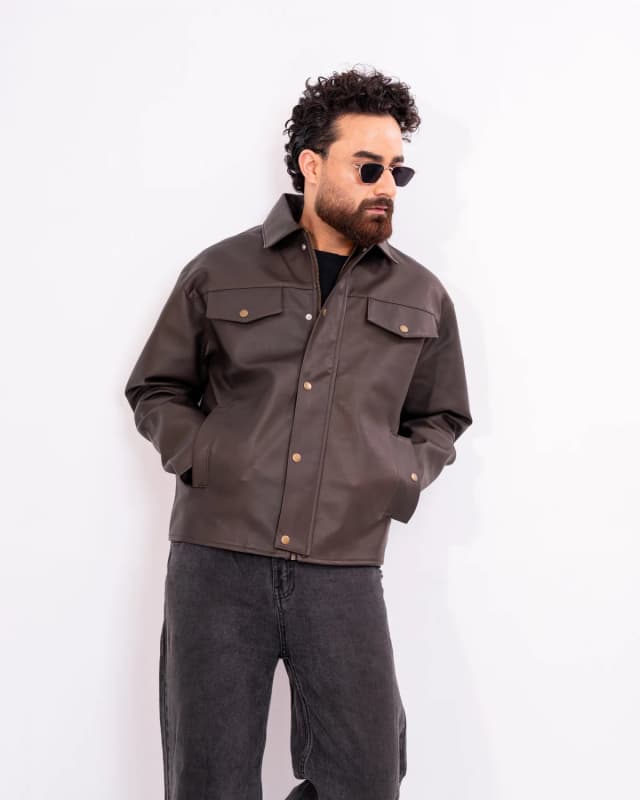 ARZAAL'S THE RICH DARK CHOCOLATE LEATHER JACKET ST4