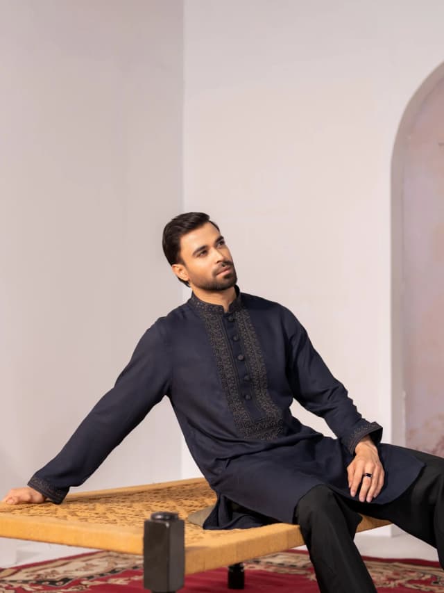 ARZAALS DARK NAVY SHAHI STA11