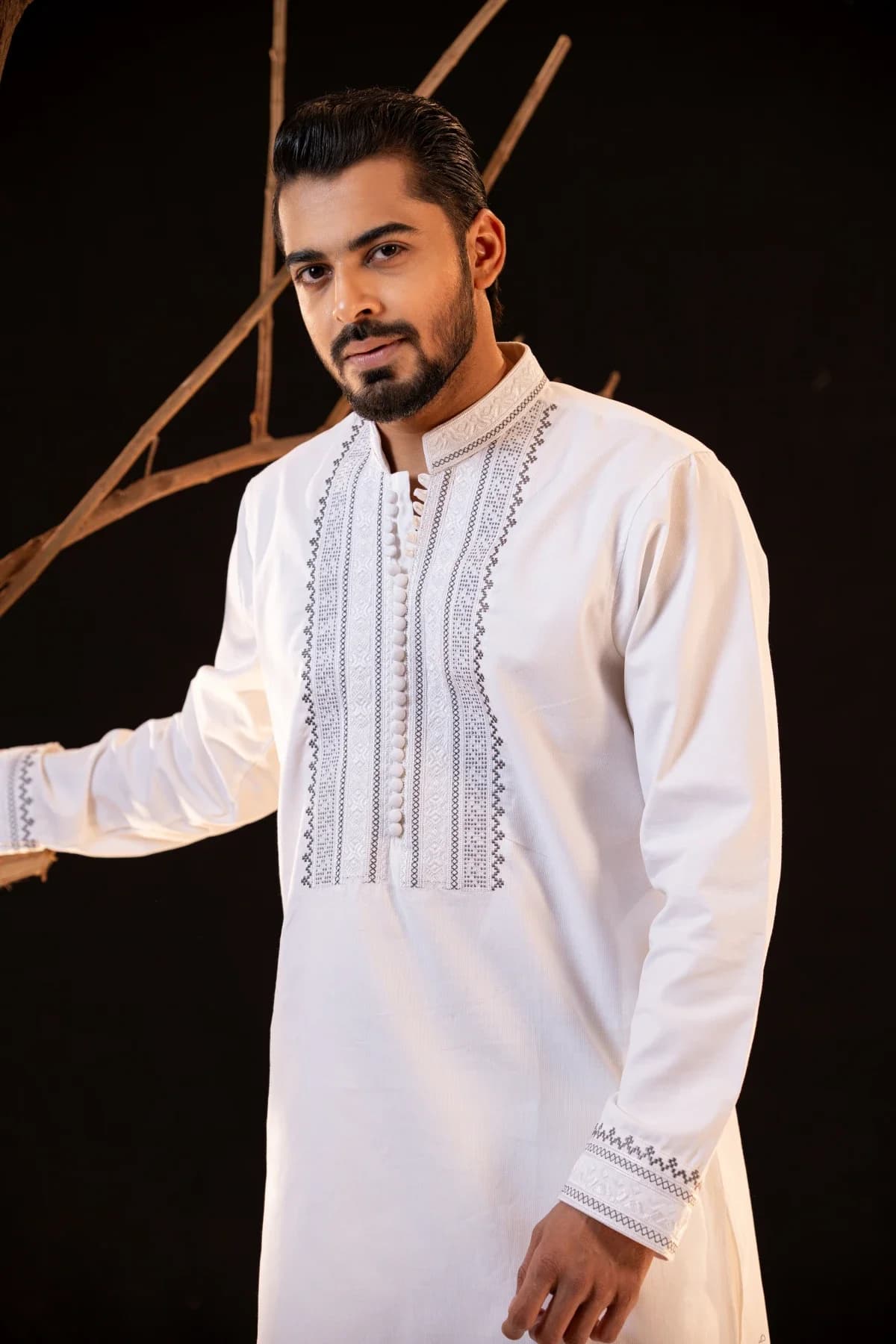 ARZAALS STEP WHITE PANJABI ST-06 thumbnail 1