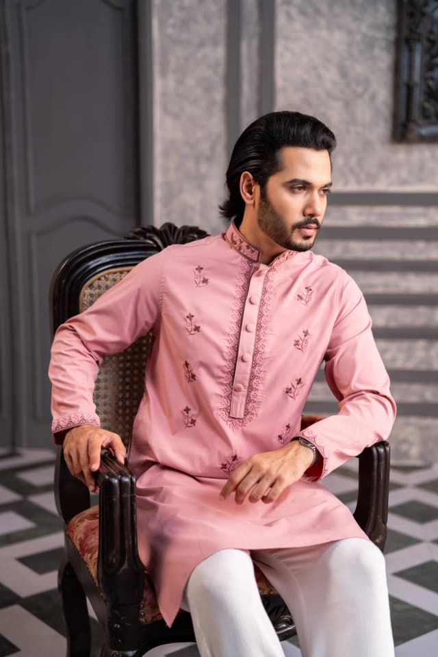 ARZAALS SHEHZAD SALMON PINK STA13