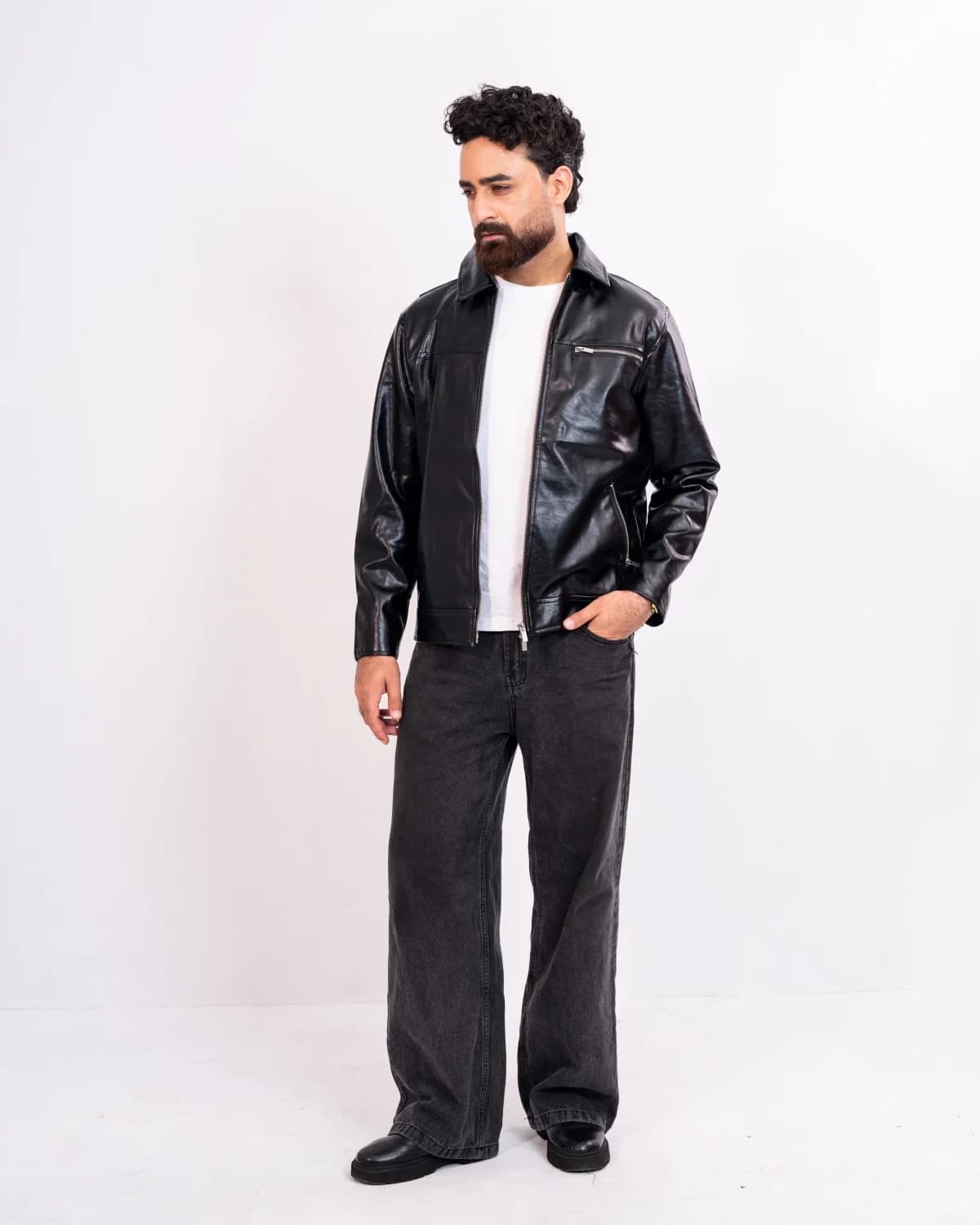 ARZAAL'S THE RICH BLACK LEATHER JACKET ST2 thumbnail 5