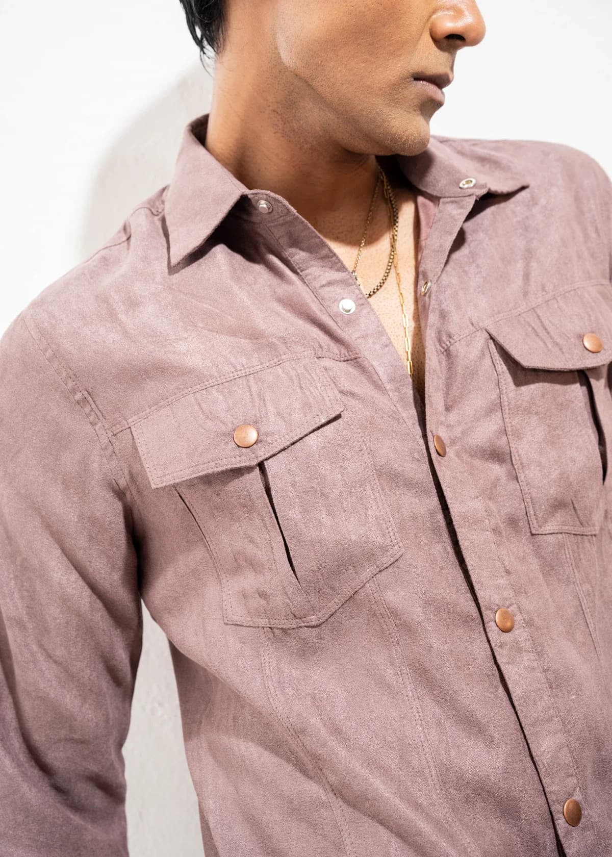 Salmon Gray Shirt thumbnail 3