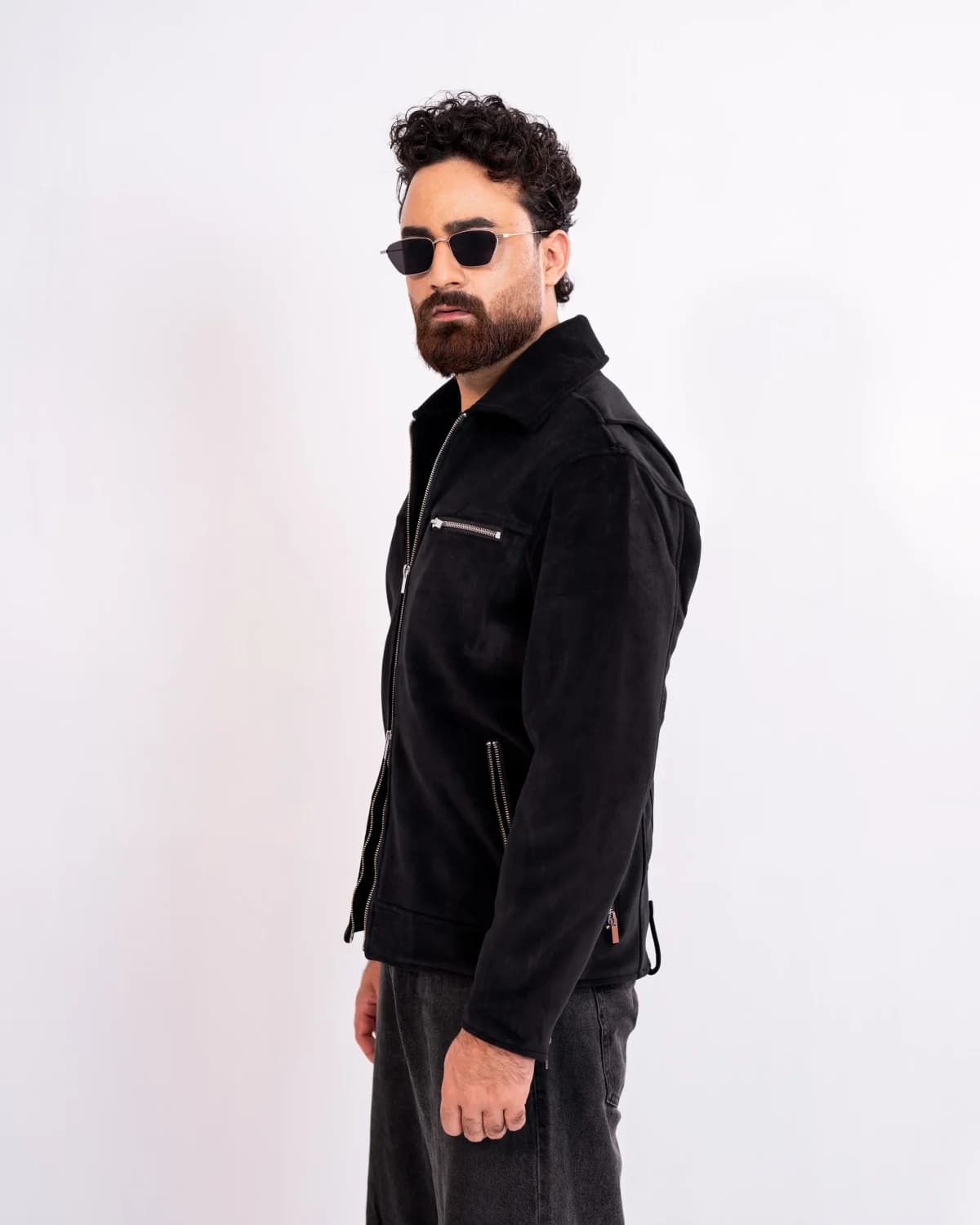 ARZAAL'S BLACK FAUX FUR JACKET ST2 thumbnail 2