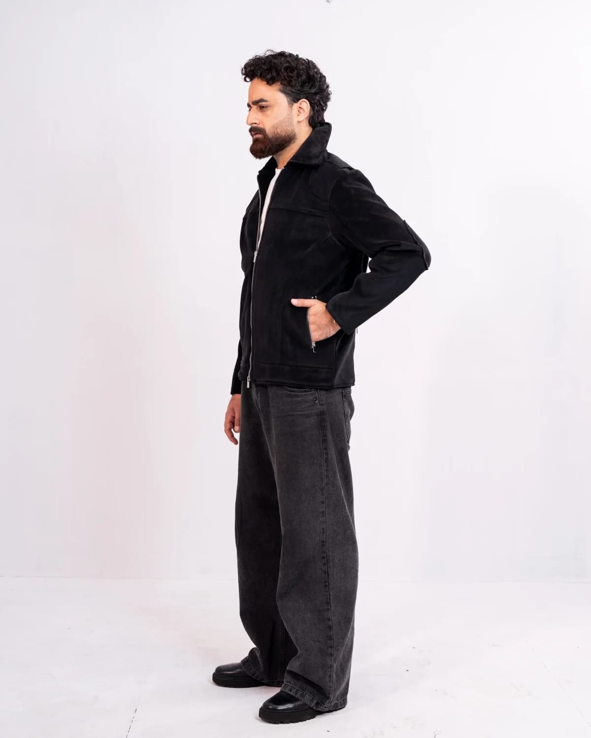 ARZAAL'S BLACK FAUX FUR JACKET ST3 thumbnail 6