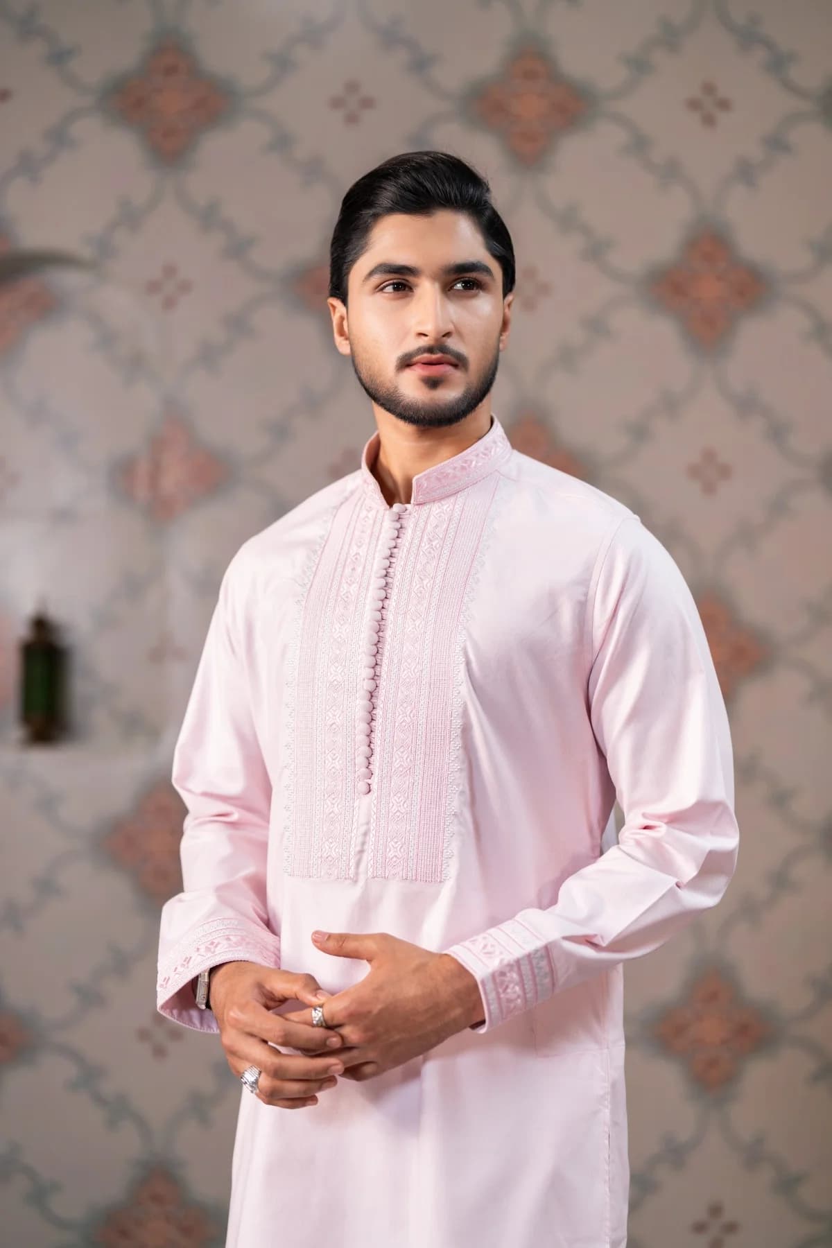 ARZAALS POWDER PINK MUGHAL STA07 thumbnail 2