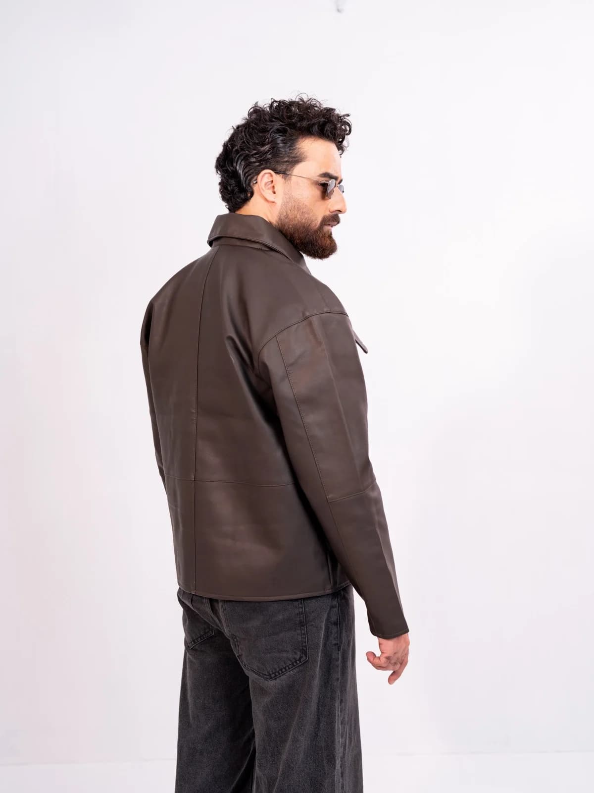 ARZAAL'S THE RICH DARK CHOCOLATE LEATHER JACKET ST4 thumbnail 7