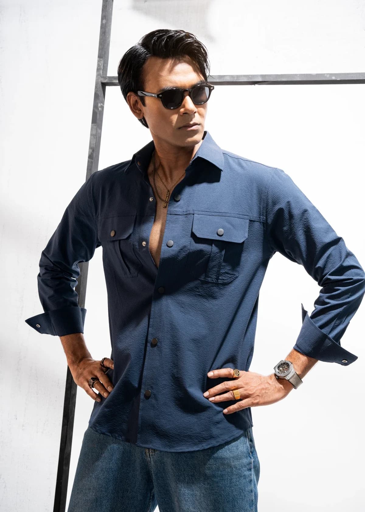 Dark Blue Shirt thumbnail 4