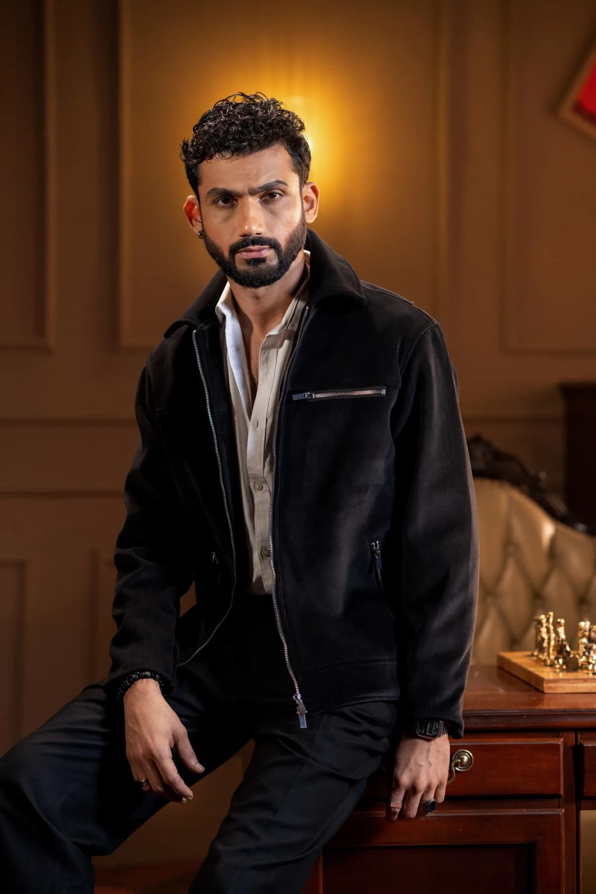 ARZAAL'S BLACK FAUX FUR JACKET ST2 thumbnail 8