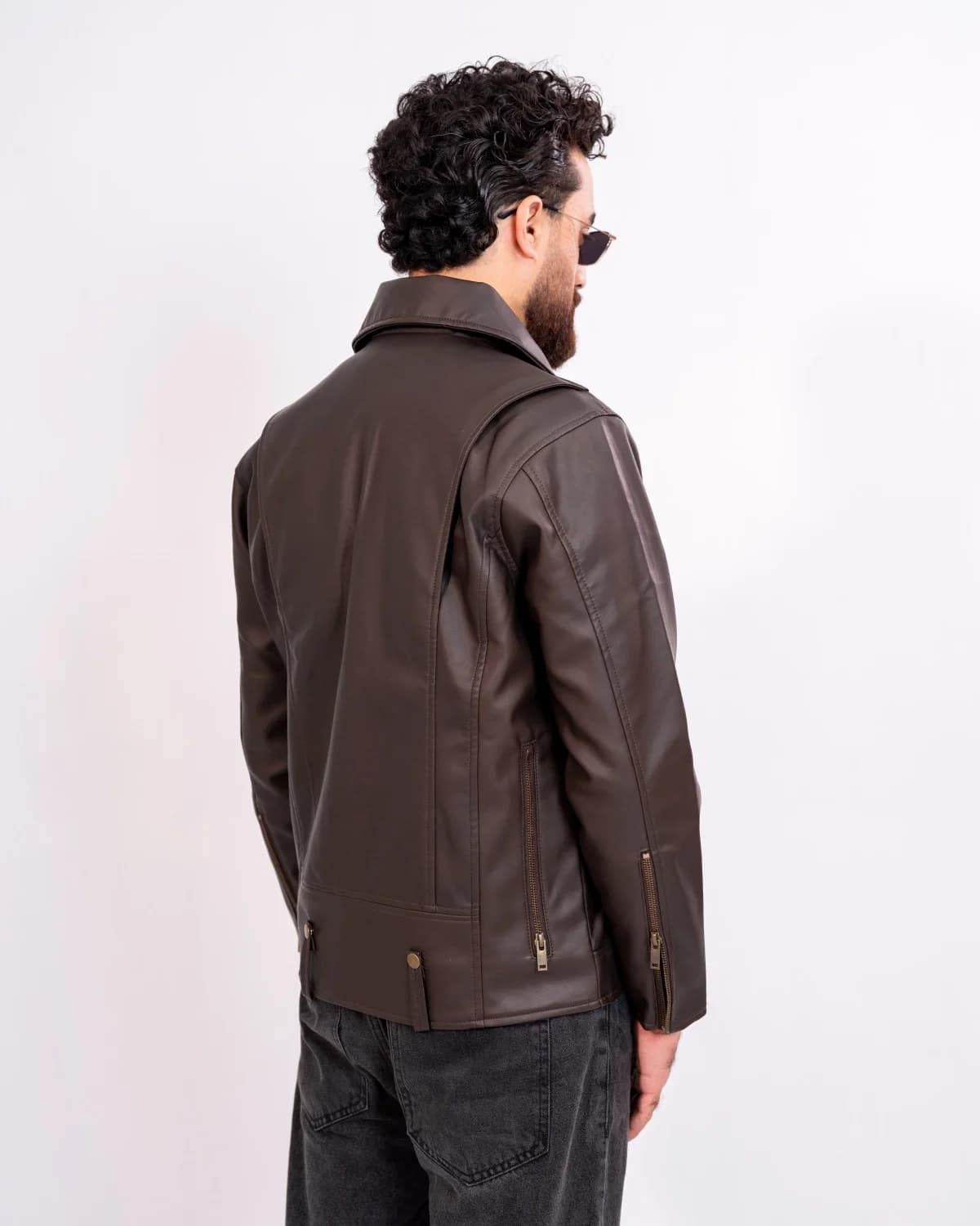 ARZAAL'S THE RICH DARK CHOCOLATE LEATHER JACKET ST2 thumbnail 6